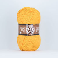 Νήματα πλεξίματος Madame Tricote Paris Merino Gold 200 - 100 g | διάφορα χρώματα - 029 κίτρινο