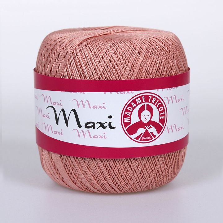 Νήμα για δαντέλα Madame Tricote Maxi, κουβάρι σε έντονο χρώμα