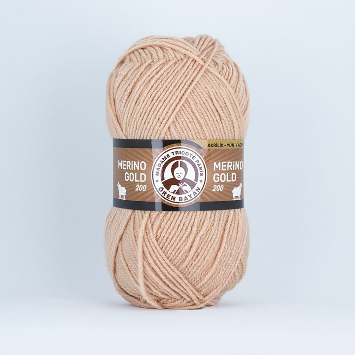 Νήμα πλεξίματος Merino Gold 200, εύκολο στη χρήση