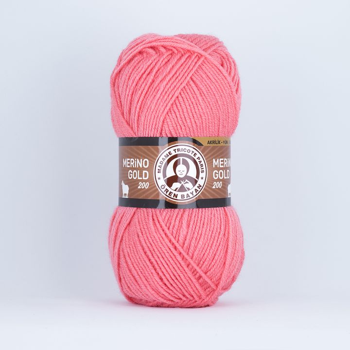 Νήμα πλεξίματος Merino Gold 200, ιδανικό για πλεκτά ρούχα
