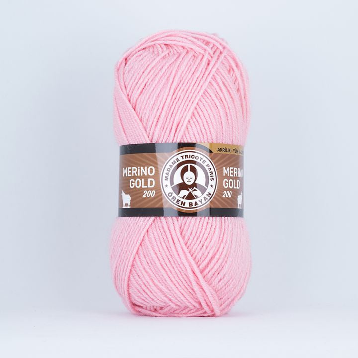 Νήμα πλεξίματος Merino Gold 200, απαλή υφή μαλλιού