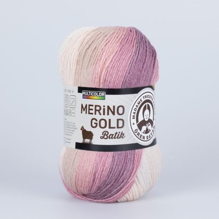 Νήμα πλεξίματος Merino Gold Batik, ιδανικό για πλεκτά