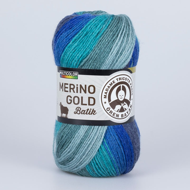 Νήμα πλεξίματος Merino Gold Batik, ανθεκτικό νήμα