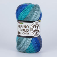 Νήμα πλεξίματος Merino Gold Batik, ανθεκτικό νήμα