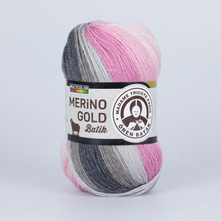 Νήμα πλεξίματος Merino Gold Batik, για δημιουργικές πλέξεις