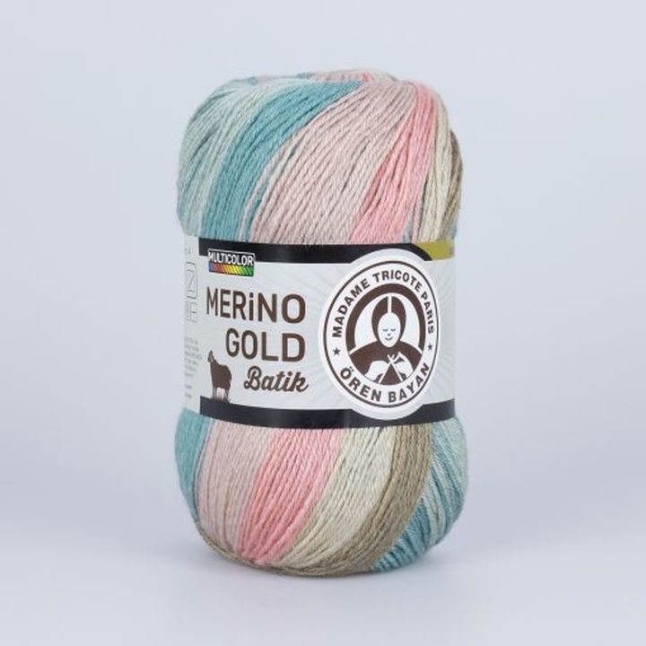 Νήμα πλεξίματος Merino Gold Batik, απαλό και ζεστό