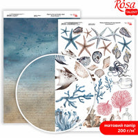 Ocean Dreams A4 χαρτιά scrapbooking | Διάφορα σχέδια