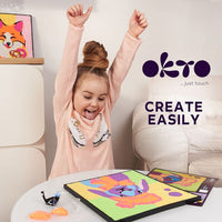 OKTO ζωγραφική με αυτοσκληρυνόμενη μάζα 30 x 30 cm Λαγός