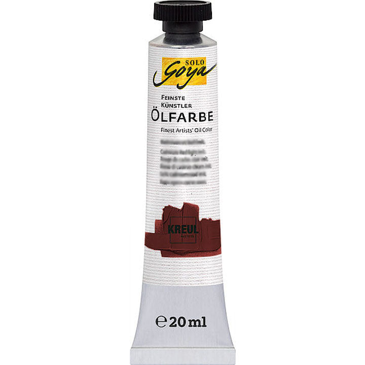 Λαδι Finest Artists Solo Goya 20 ml – Burnt Sienna