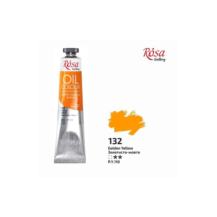 Λαδομπογιές Rosa Gallery 45 ml – 132 χρυσό κίτρινο