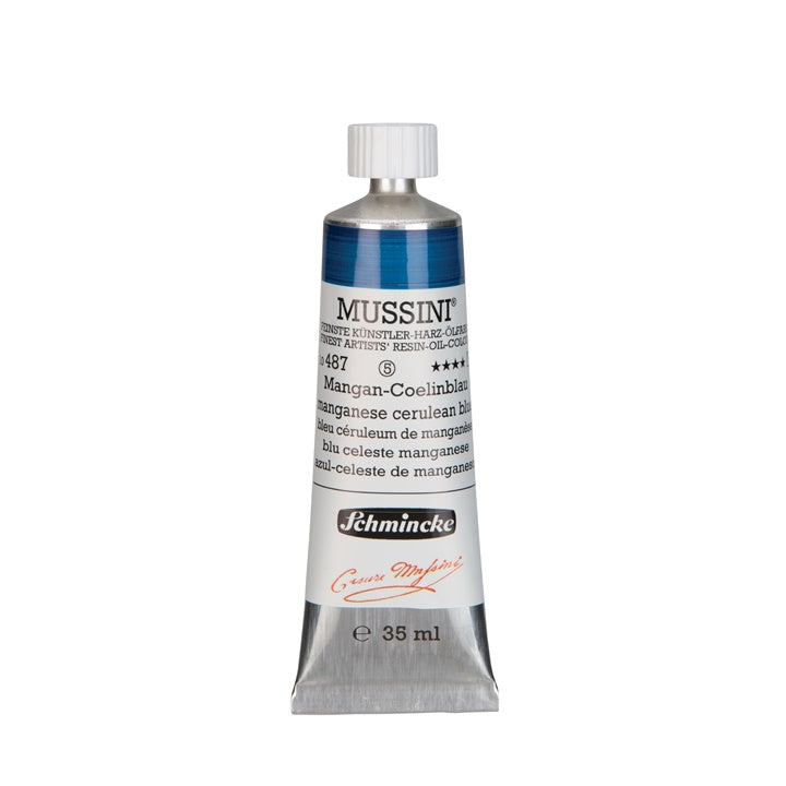 Λαδομπογιές Schmincke MUSSINI 35 ml – 487 γαλάζιο μαγγάνιου