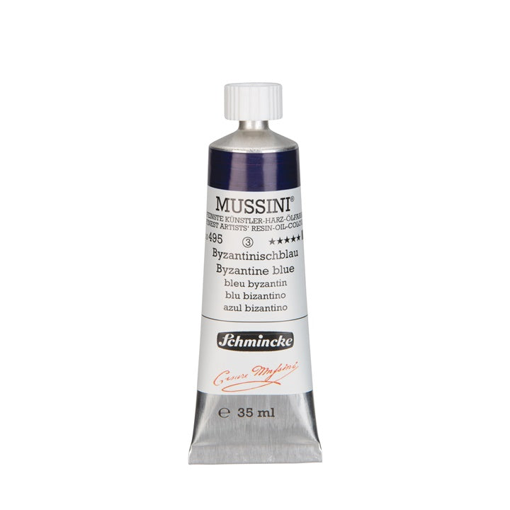 Λαδομπογιές Schmincke MUSSINI 35 ml – 495 Βυζαντινό Μπλε