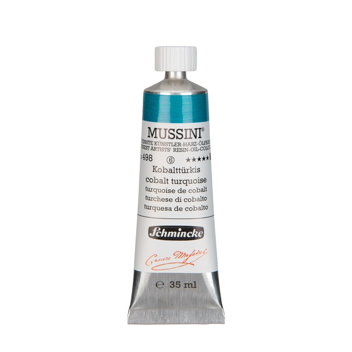 Λαδομπογιές Schmincke MUSSINI 35 ml – 498 Κοβάλτιο Τυρκουάζ