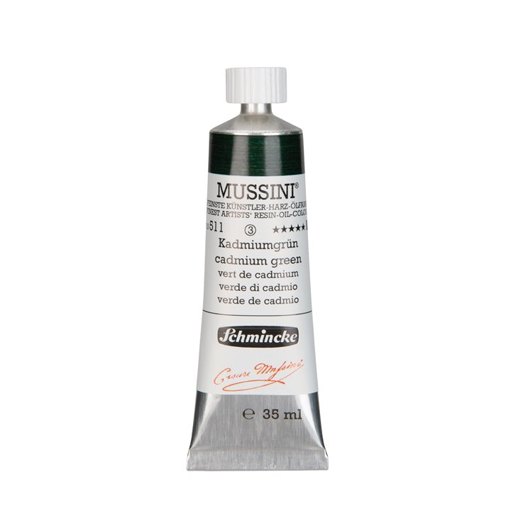 Λαδομπογιές Schmincke MUSSINI 35 ml – 511 Πράσινο Κάδμιο