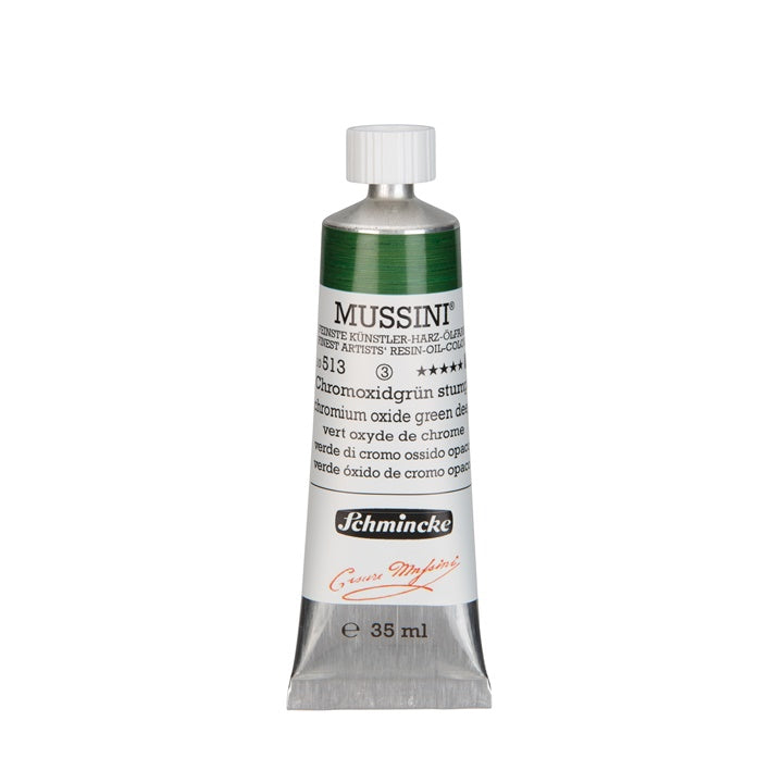 Λαδομπογιές Schmincke MUSSINI 35 ml – 513 Σκούρο Πράσινο Οξείδιο Χρωμίου