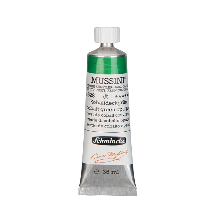 Λαδομπογιές Schmincke MUSSINI 35 ml – 528 Κοβάλτιο Πράσινο Αδιαφανές
