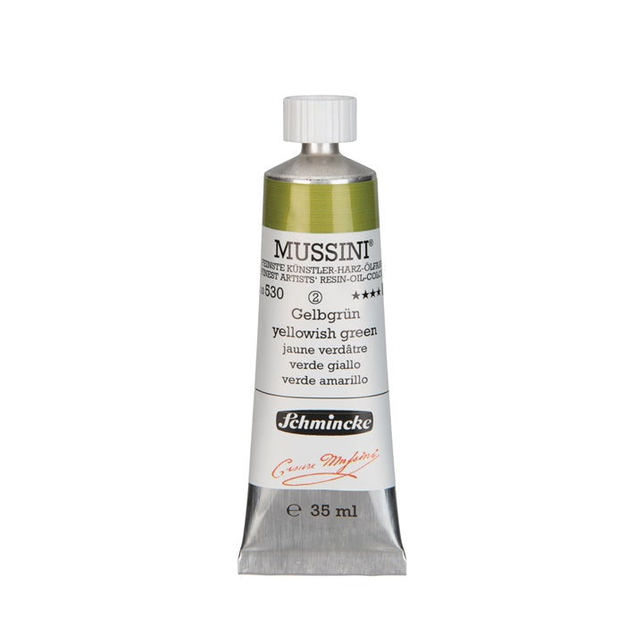 Λαδομπογιές Schmincke MUSSINI 35 ml – 530 Κιτρινωπό Πράσινο