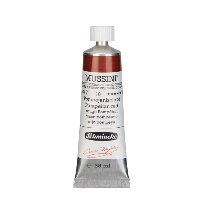 Λαδομπογιές Schmincke MUSSINI 35 ml – 647 Πομπηιανό Κόκκινο