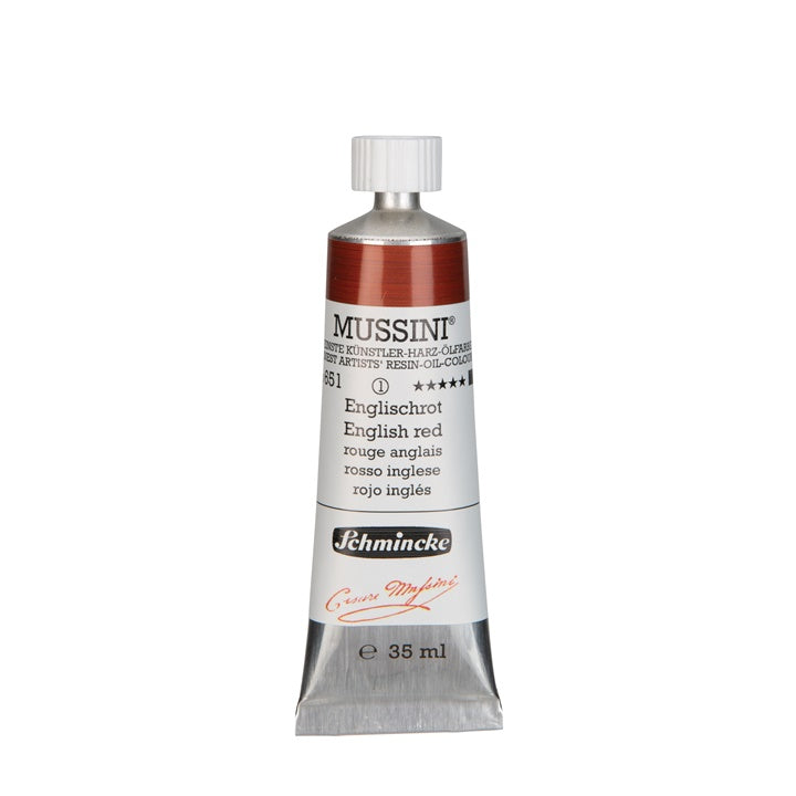 Λαδομπογιές Schmincke MUSSINI 35 ml – 651 Αγγλικό Κόκκινο