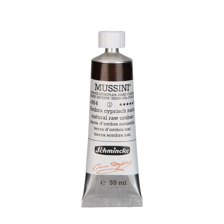 Λαδομπογιές Schmincke MUSSINI 35 ml – 664 Φυσικό Ωμό Ουμπρα