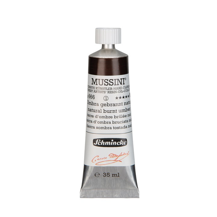 Λαδομπογιές Schmincke MUSSINI 35 ml – 666 Φυσικό Καμένο Ουμπρα