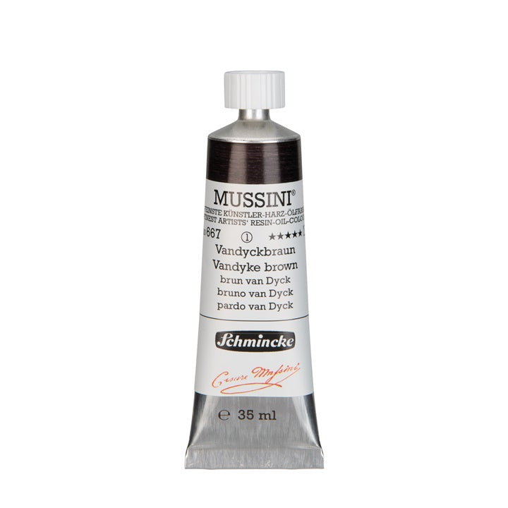 Λαδομπογιές Schmincke MUSSINI 35 ml – 667 Καφέ Βαν Ντάικ