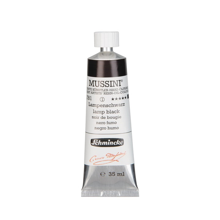 Λαδομπογιές Schmincke MUSSINI 35 ml – 781 Λαμπρό Μαύρο