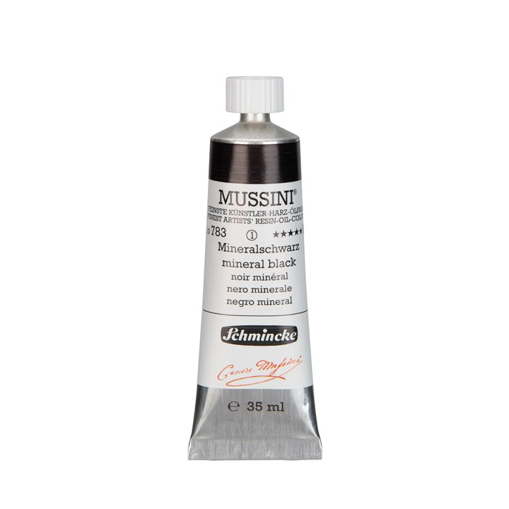 Λαδομπογιές Schmincke MUSSINI 35 ml – 783 Μεταλλικό Μαύρο