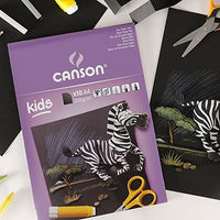 Παιδικό μπλοκ ζωγραφικής CANSON Kids 220 g - 10 φύλλα, 24 x 32 cm, με κόλλα
