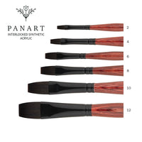PanArt 3322 Επίπεδη ακρυλική βούρτσα | Διάφορα μεγέθη
