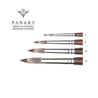 PanArt 7701 Στρογγυλή βούρτσα - Συνθετικές τρίχες Mongoose | Διάφορα μεγέθη