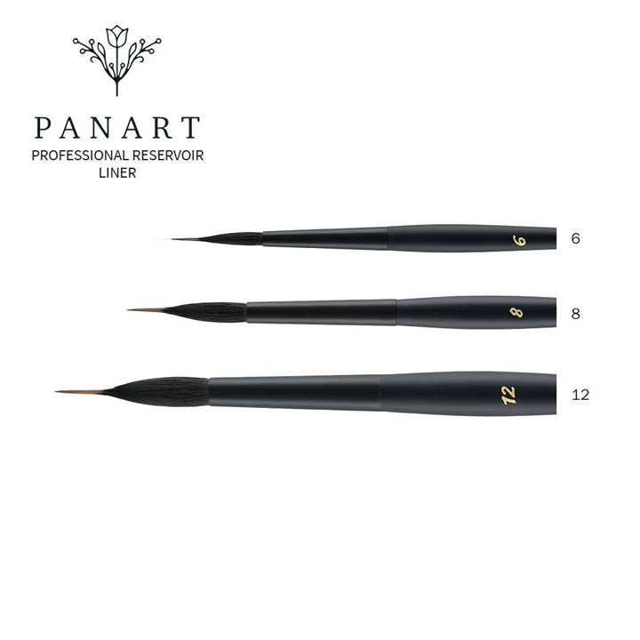 PanArt Reservoir Liner 1424 - Βούρτσα για αιχμηρές γραμμές | Διάφορα μεγέθη