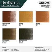 PanPastel Earth Tones Golden Set - 5 τεμάχια