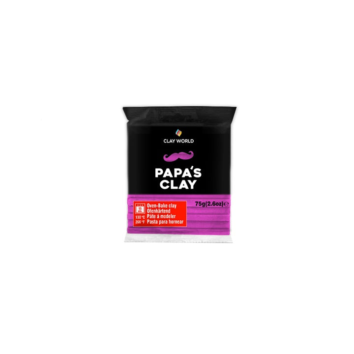 Papa's Clay Πηλός πολυμερούς 60g | Διάφορες αποχρώσεις | διάφορες αποχρώσεις
