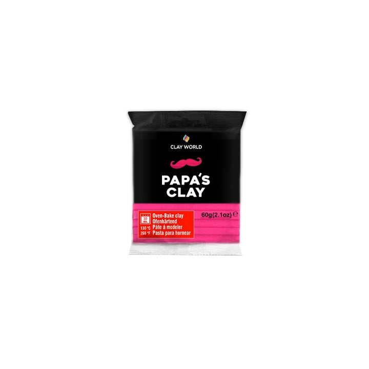 Papa's Clay Πηλός πολυμερούς 60g | Διάφορες αποχρώσεις | διάφορες αποχρώσεις