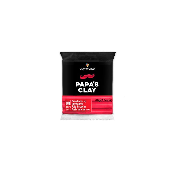 Papa's Clay Πηλός πολυμερούς 60g | Διάφορες αποχρώσεις | διάφορες αποχρώσεις