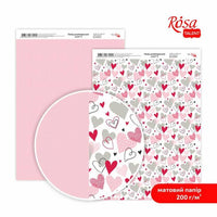 Αγάπη A4 χαρτιά scrapbooking – Αρ. 6