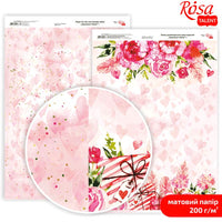 Love Mood A4 χαρτιά scrapbooking – αριθ. 1