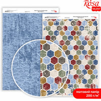 Ανδρικό στυλ A4 χαρτιά scrapbooking – αριθ. 4