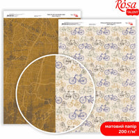Ανδρικό στυλ A4 χαρτιά scrapbooking – Αρ. 6