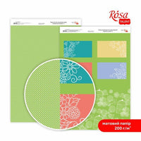 Τρυφερότητα Λουλούδια A4 χαρτιά Scrapbooking – Νο. 3