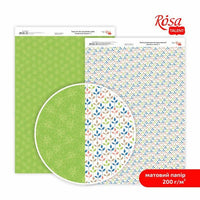 Τρυφερότητα Λουλούδια A4 χαρτιά Scrapbooking – Νο. 5