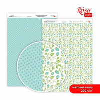 Τρυφερότητα Λουλούδια A4 χαρτιά Scrapbooking – Αρ. 6