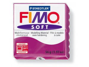 Παστα μοντελισμου FIMO Soft θερμικα καλλιεργισιμη - 56 g | διάφορα χρώματα