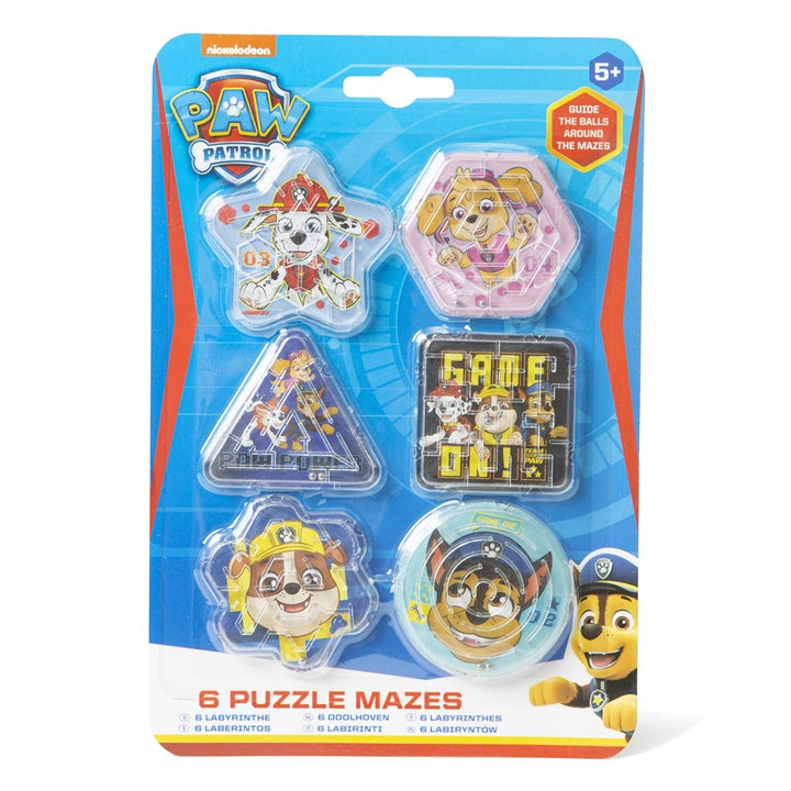 PAW PATROL μίνι λαβύρινθος 6 τεμάχια