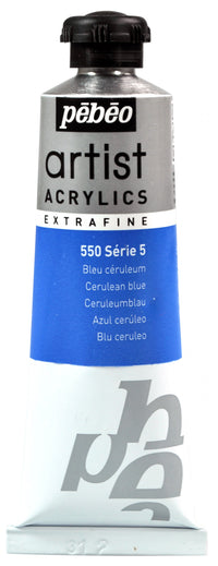 Pebeo Artist ακρυλικό χρώμα 37 ml – Μπλε Σερούλεαν