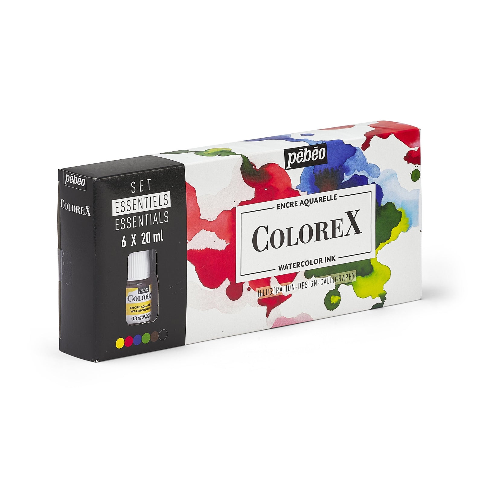 Pebeo Colorex σετ ακουαρέλας 6 x 20 ml