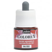 Pebeo Colorex υγρή ακουαρέλα 45 ml – Κοράλλι