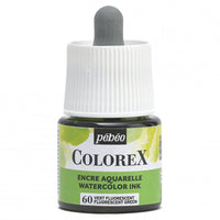 Pebeo Colorex υγρή ακουαρέλα 45 ml – Φωσφοριζέ πράσινο
