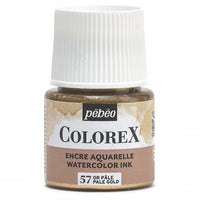 Pebeo Colorex υγρή ακουαρέλα 45 ml – Απαλό χρυσό